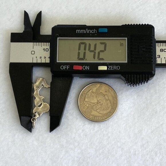 Sterling Silver 925 Jumping Cheerleader Pom Pom Cheer Charm Pendant - Picture 14 of 16